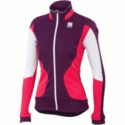 Oppvarming jakke Sportful APEX Evo Lady WS bordeaux-kirsebær